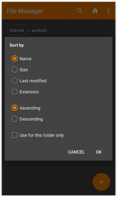 Simple File Manager android App screenshot 0